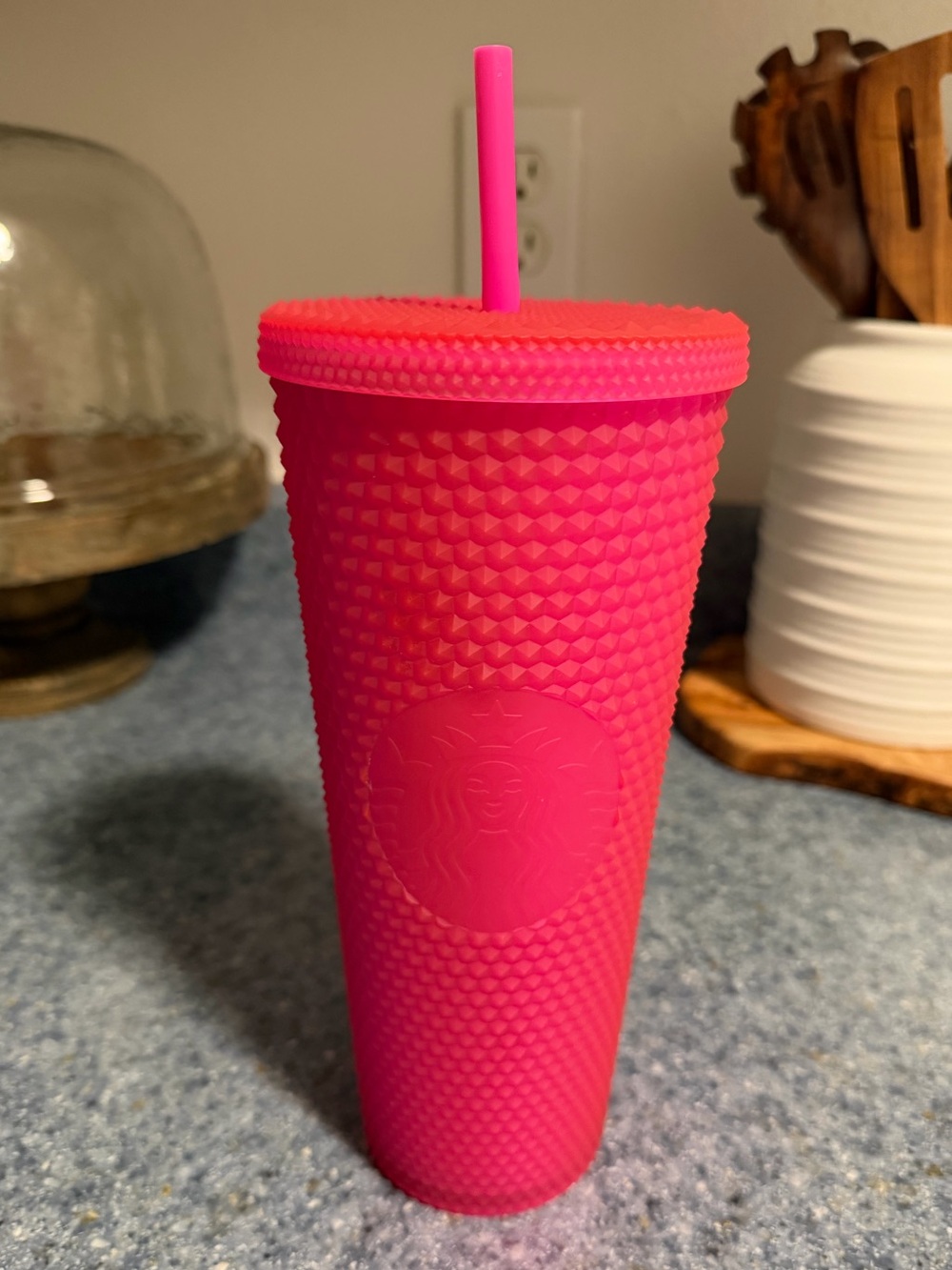 Starbucks Pink Studded Matte Tumbler - 24oz